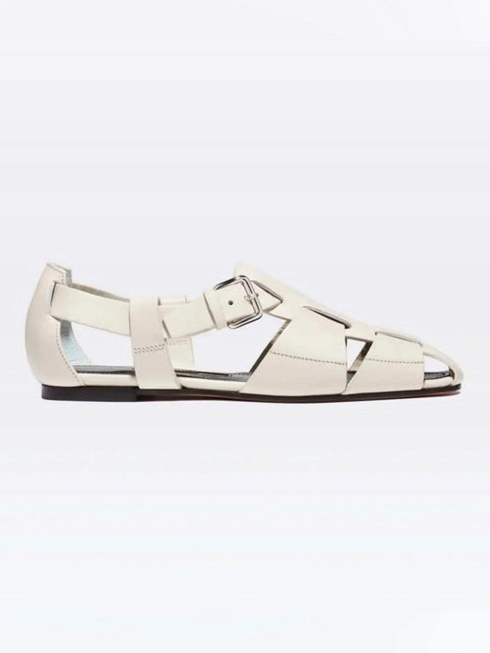 Emme Parsons Ernest Fisherman Shoe Calfskin Ivory size 40 / 9-9.5